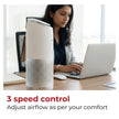 Lifelong Car Air Purifier with HEPA 13 & Carbon Filter | Portable Auto Air Cleaner | 3 Speed, Low Noise, LED Light (White)