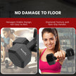 Lifelong PVC Hex Dumbbells Pack of 2 (4kg*2) Black Color for Home Gym Equipment Fitness Barbell|