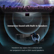 Bluetooth Projector, Full HD 1080p Native with 4k support
