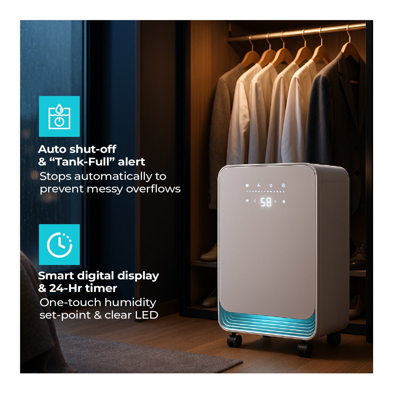 Lifelong Dehumidifier - LLEDH09
