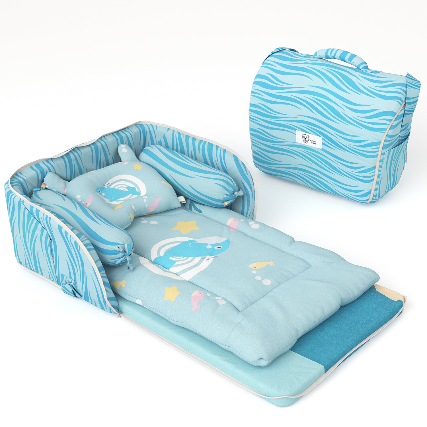 Lifelong Cuppy Baby Nest Lite | Portable & Foldable Infant Bed for Newborns | Soft, Cozy & Travel-Friendly Baby Sleeping Carry Bed