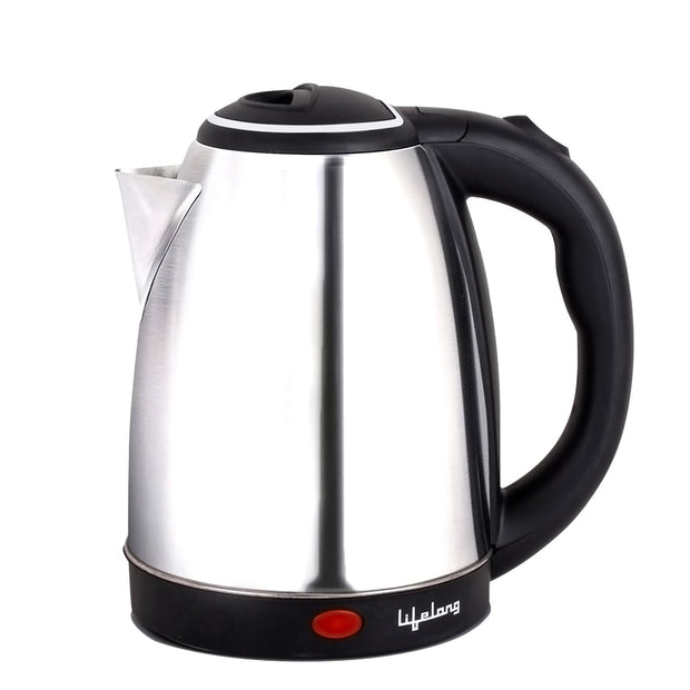 Lifelong LLEK15 Electric Kettle | 1.5L Stainless Steel | 1500W Quick Boil | Auto Shut-Off | 1-Year Warranty