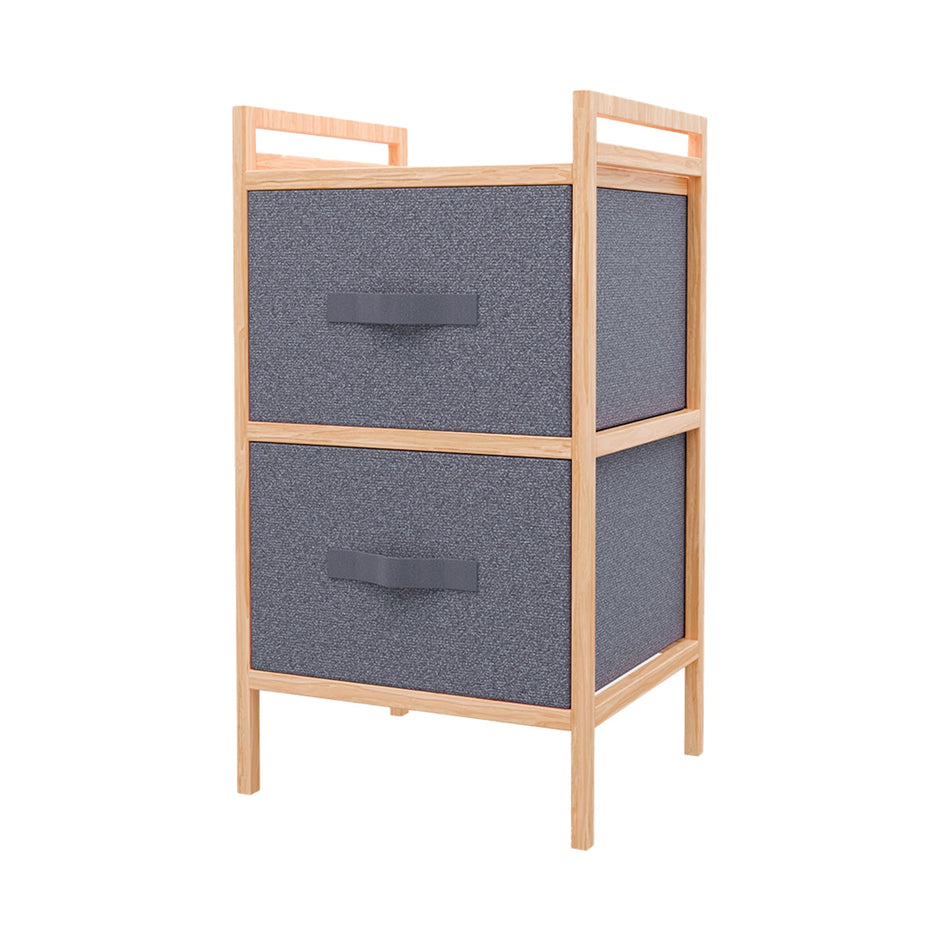 Lifelong Multipurpose 2-Drawer Fabric Storage Organizer, Space-Saving & Stylish
