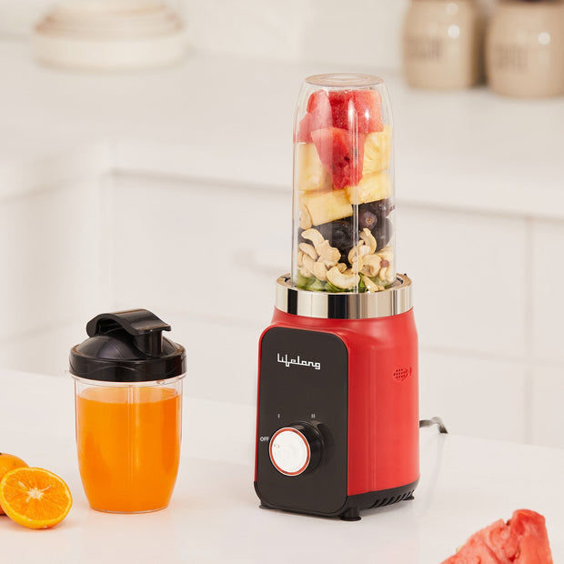 Lifelong Nutri Blender for Smoothies and Juices 500 Watts with 2 Jars