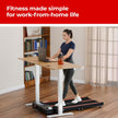 Lifelong Motorized 4.5 HP Foldable Walking Pad for Home | Treadmill for Home | 8 km/hr Speed | LED Display & Remote Control | Slim Under-Desk Walk Machine | 110 kg Capacity Ink Black
