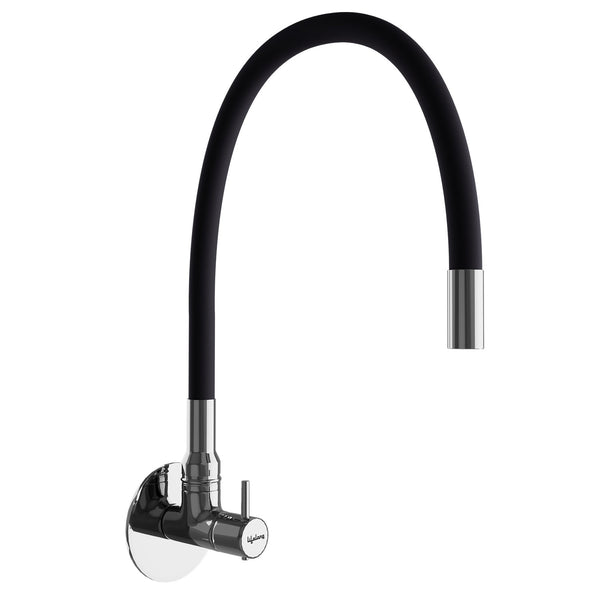 Flexible Spout Kitchen Sink Cock with Wall Mount