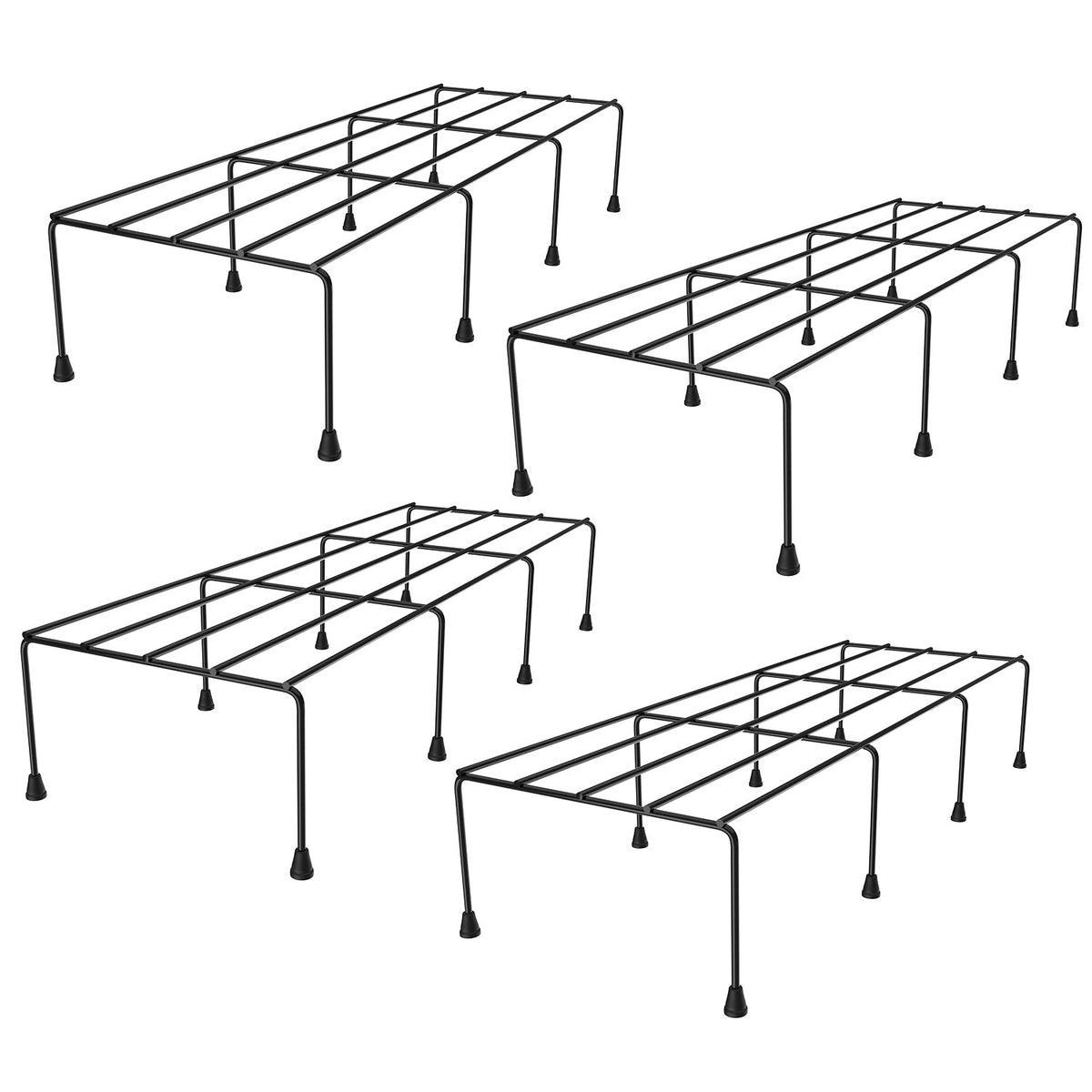 Anti-Rust Metal Plant Stand Set of 4