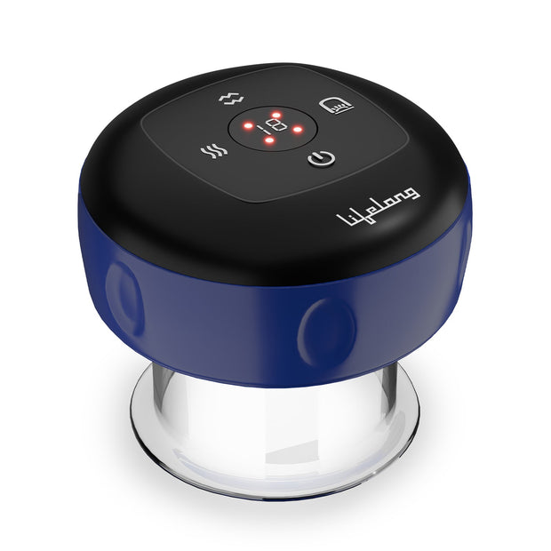 Lifelong Electric Cupping Massager | 12 Intensity Levels | Rechargeable Pain Relief Device