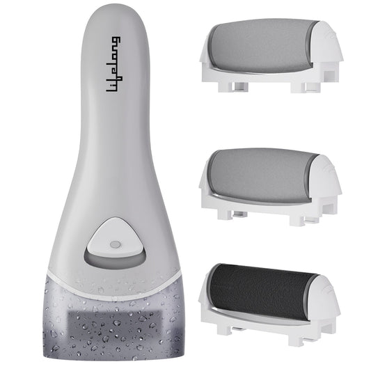 Lifelong LLPCW208 Callus Remover Foot Scrubber (Grey)