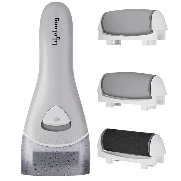 Lifelong LLPCW208 Callus Remover Foot Scrubber (Grey)
