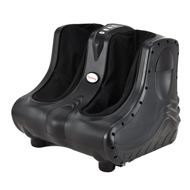 Air Pressure Foot & Leg Massager – 14 Airbags, 6 Rollers, 3 Modes + Heat, Portable