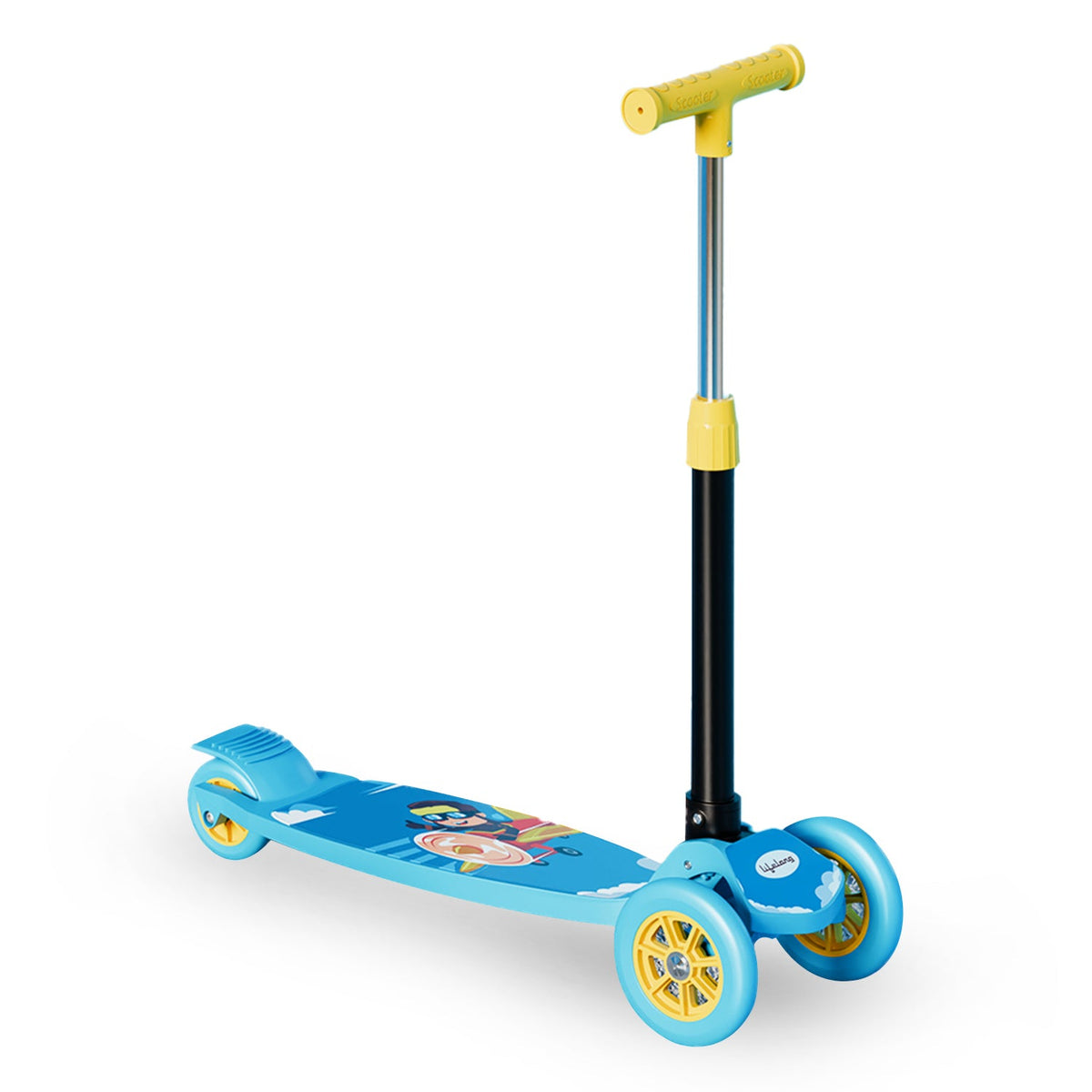 Foldable Kids Kick Scooter with Adjustable Height