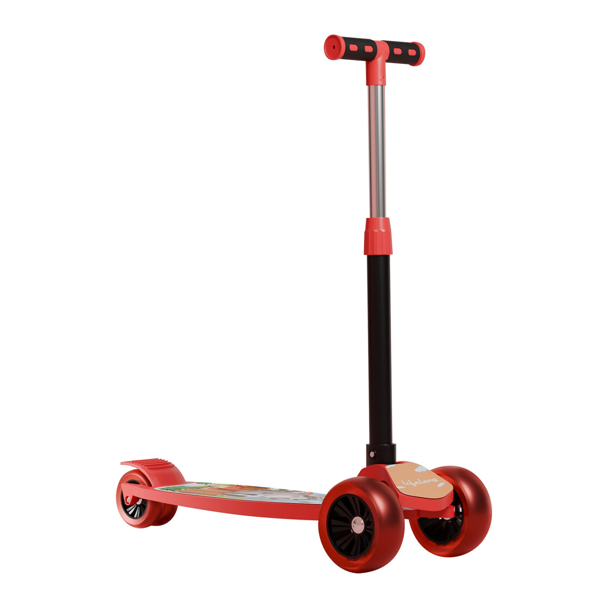Foldable Kids Kick Scooter with Adjustable Height
