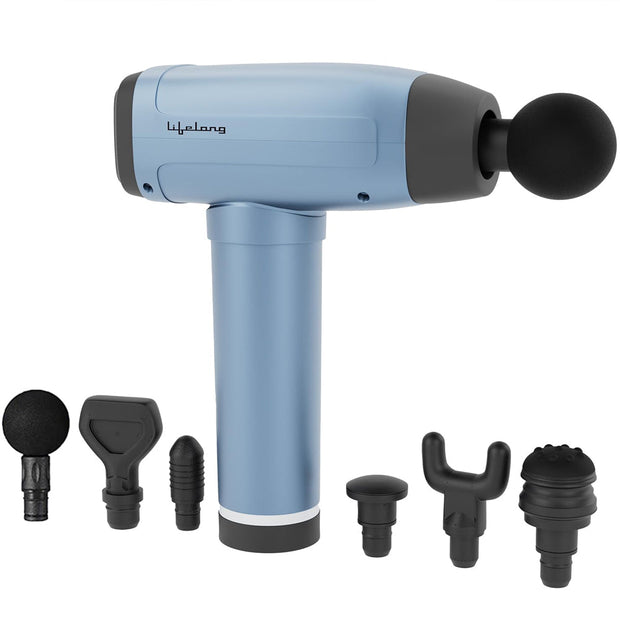 Lifelong LLGM144 Handheld Gun massager(Blue)