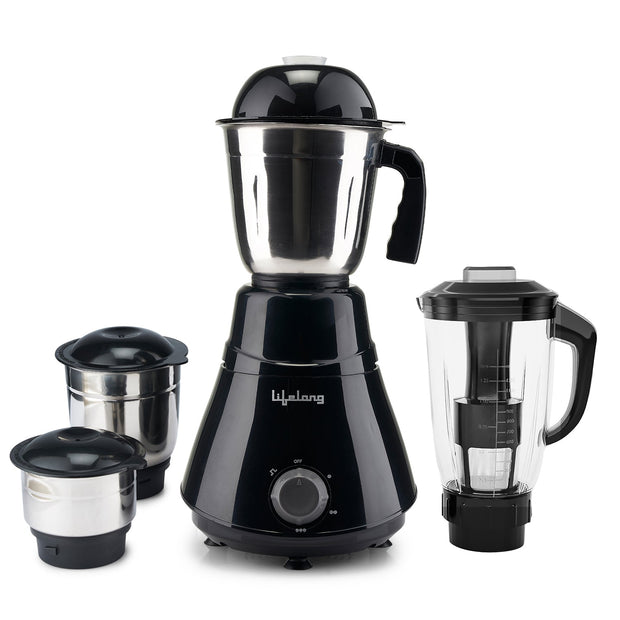 Lifelong LLMG200E 500W Mixer Grinder With 4 Jars (0.4 L, 0.8L,1.25L & 1.5L FF Jar)