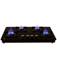 4 Burner Hob Top Gas Stove with Auto Ignition