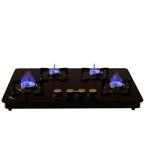 4 Burner Hob Top Gas Stove with Auto Ignition