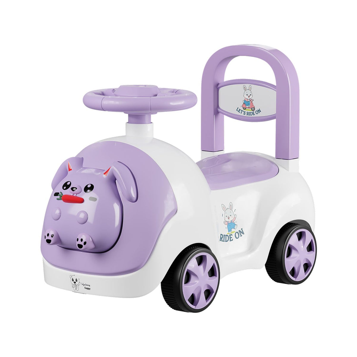 Cuppy Bunny Push Ride-On Toy Car