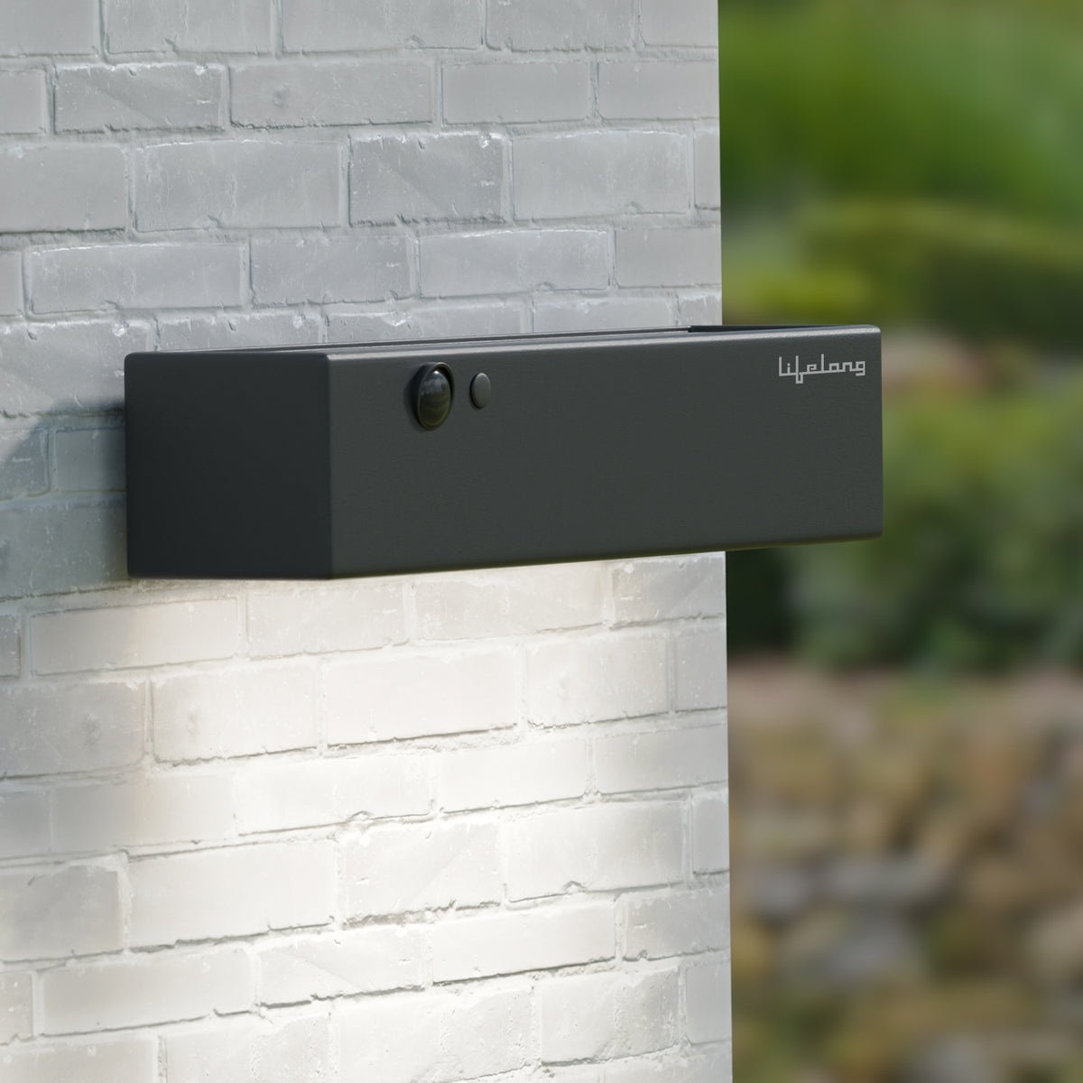1000 Lumens Solar Motion Sensor Wall Light