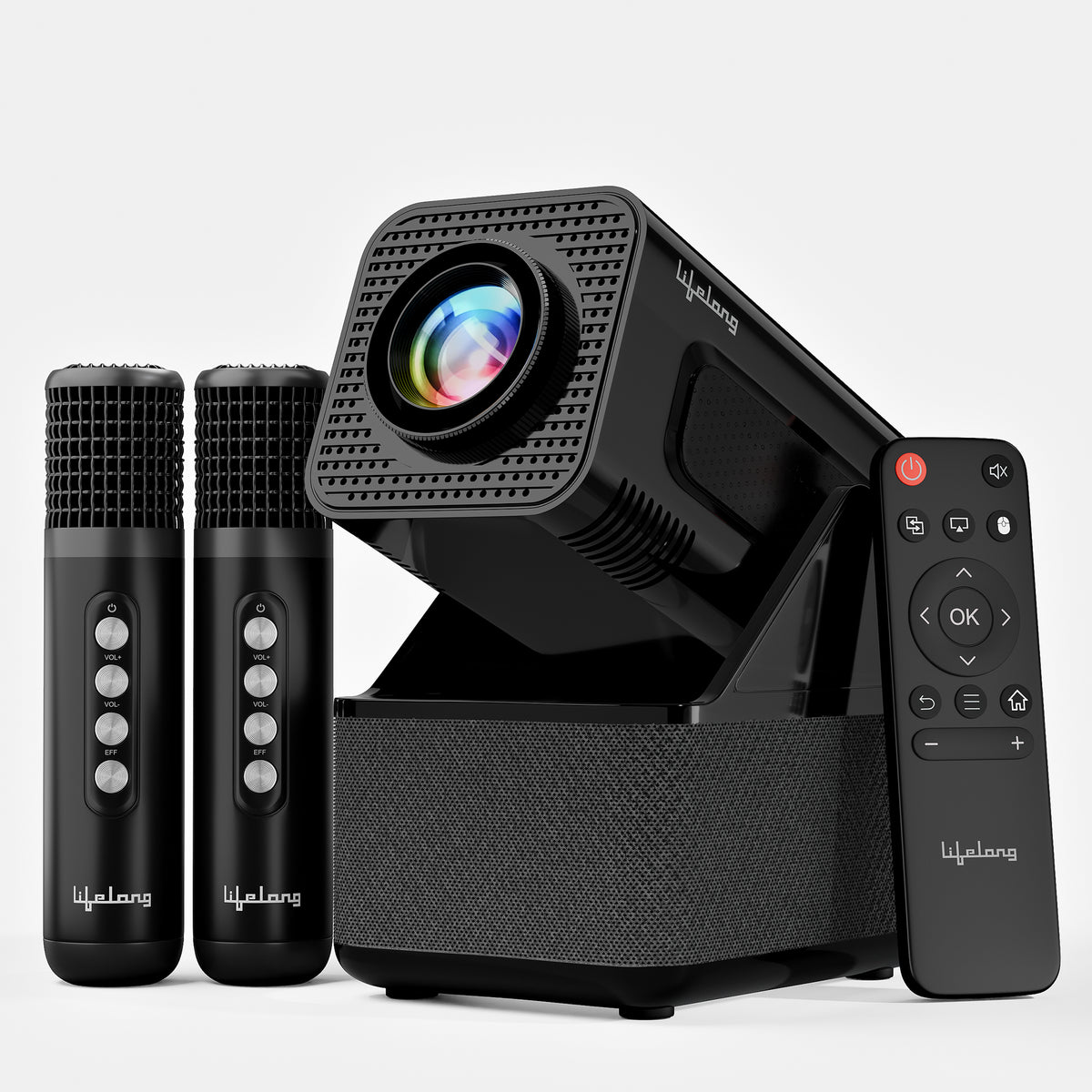 ROAR 20W Karaoke Projector with 2 Wireless Mics