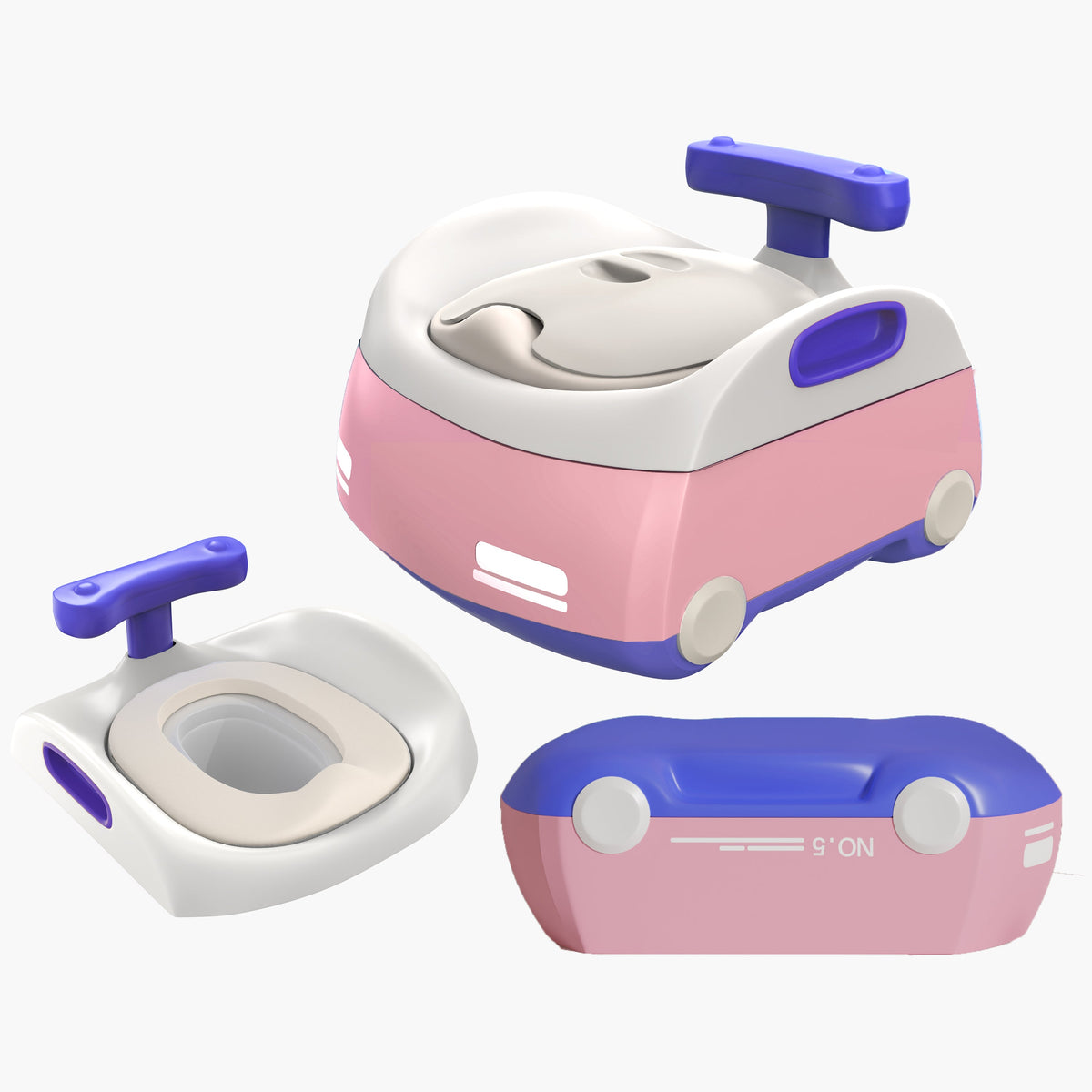 3-in-1 Foldable Baby Potty Seat