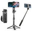 Lifelong Selfie Stick Tripod with Magsafe & Wireless Bluetooth Remote | Lightweight & Portable| Extendable Cell Phone Stand with Phone Clamp & Magnetic Ring | Ideal for iPhone & Android Mobile