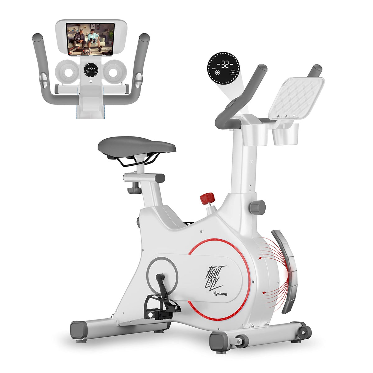 Magnetic Spin Bike with iPad Holder