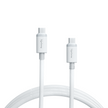 Lifelong Electronics 60W PD USB Type C to Type C Fast Charging Cable | High Speed Data Cable | Nylon Braided, Transparent PVC Case & Tangle Free | iPhone 16/15/14, Android, Laptop, Tablet etc. | 1.25M