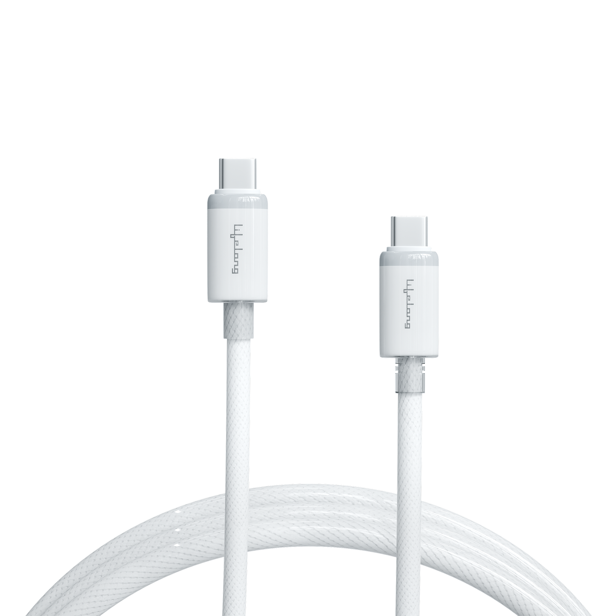Lifelong Electronics 60W PD USB Type C to Type C Fast Charging Cable | High Speed Data Cable | Nylon Braided, Transparent PVC Case & Tangle Free | iPhone 16/15/14, Android, Laptop, Tablet etc. | 1.25M