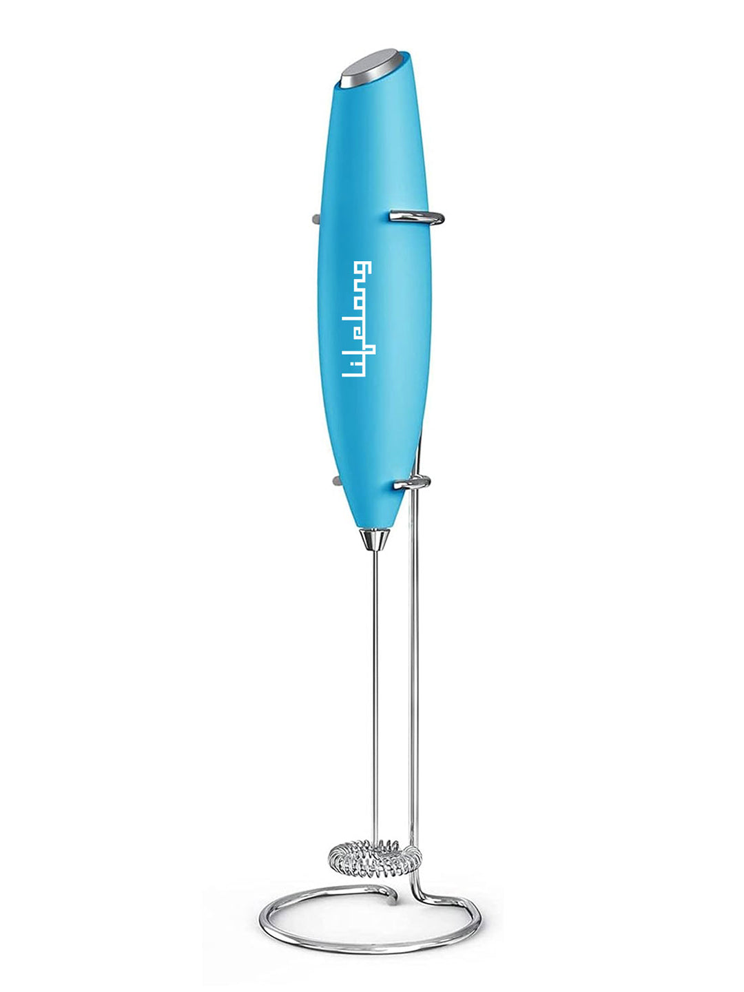 Handheld Battery-Operated Milk Frother with Stand