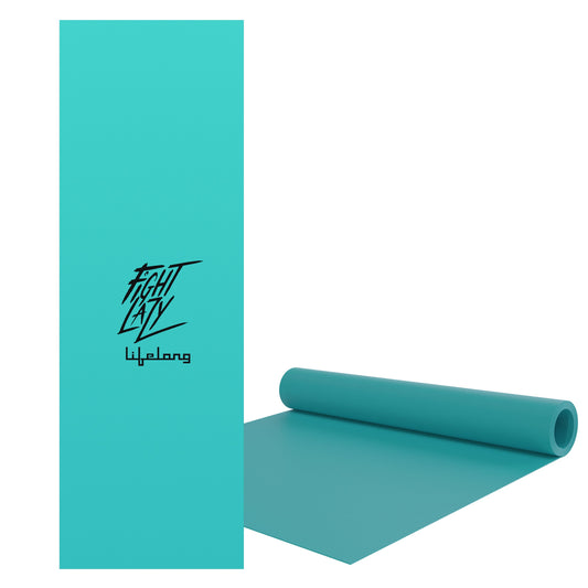 Lifelong Yoga mat for Women & Men EVA Material 4mm Sea Blue Anti Slip for Gym Workout