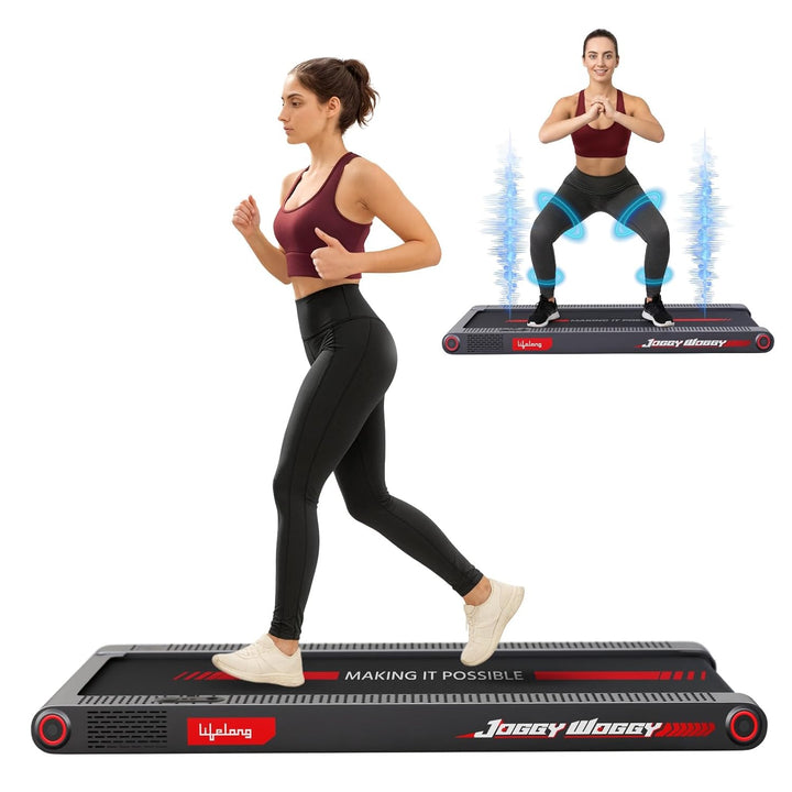 6HP Walking Pad Treadmill with Vibration