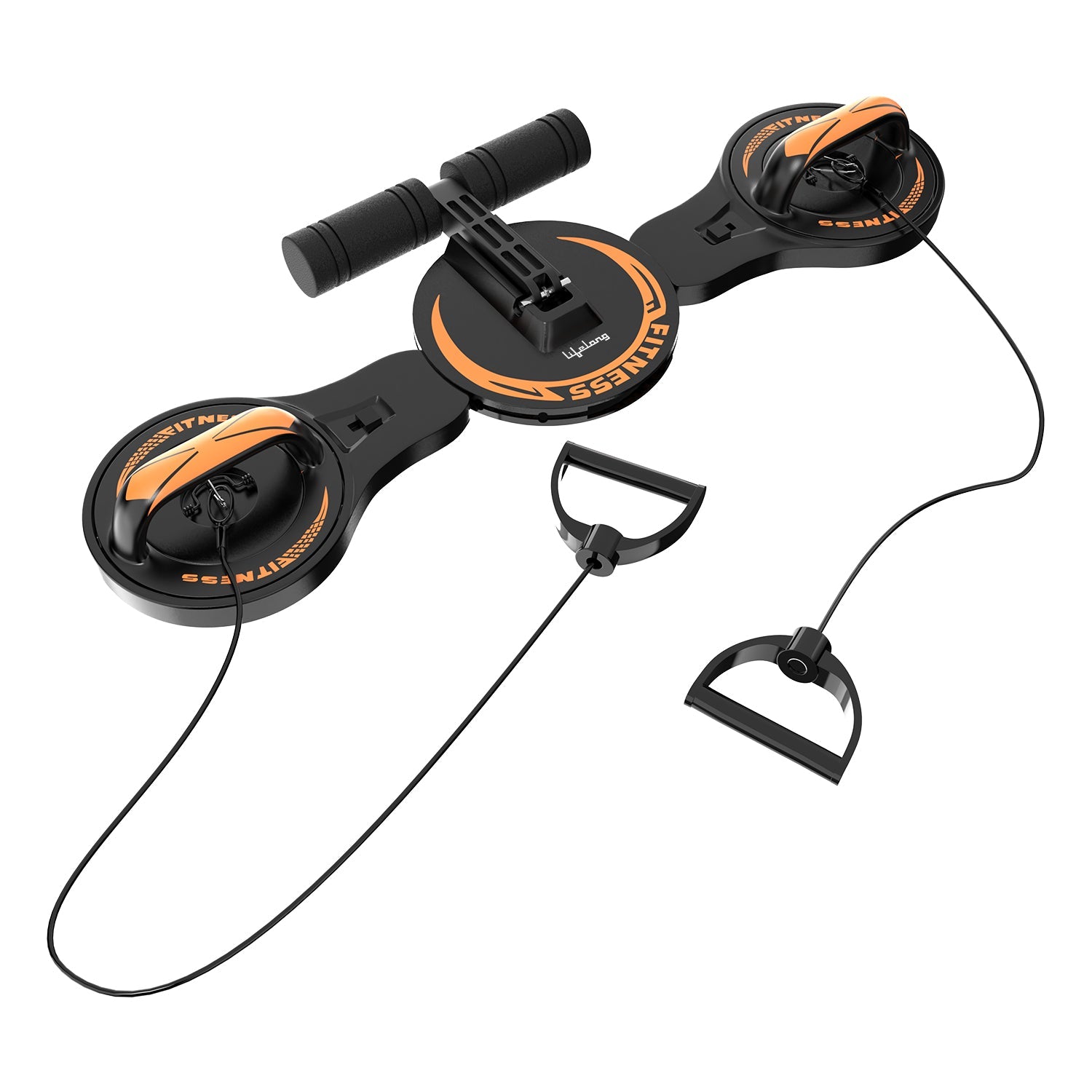 Lifelong Upgraded Push Up Board, Multi-Functional Push Up Bar with Resistance Bands, Strength Training Equipment Pushups