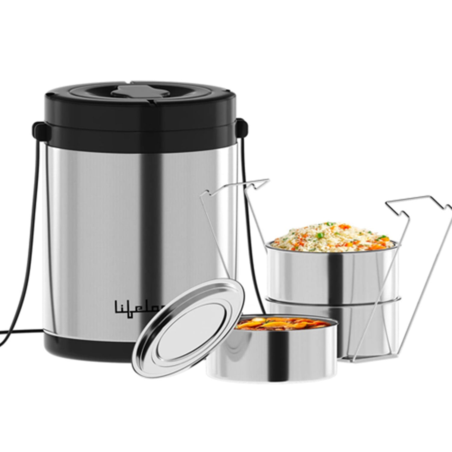 Lifelong LLLUN01 3 layer Insulated Lunch Box