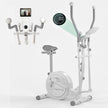 Elliptical Cross Trainer - 6 kg Flywheel, Magnetic Resistance, Touch LED Display & Tablet Holder (White)