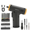 Lifelong Rechargeable Screwdriver Tool Kit Set with Drill Bits for Home Use - 35 Pcs | 4.0 V & 250 RPM |Cordless Portable Tool Box with LED Worklight, Long & Extendable Bits for Hard to Reach Place