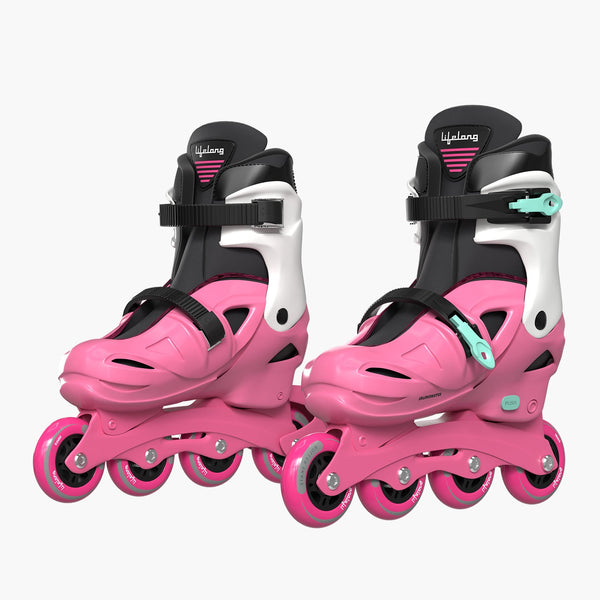 Adjustable Inline Skates for Kids with Safety Kit