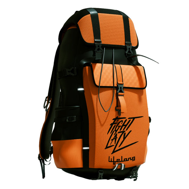 Lifelong 80L Trekking Backpack with Laptop Slot & Flashlight Holder, Unisex Travel Rucksack