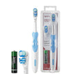 Lifelong LLDC45 Ultra Care Battery Operated Toothbrush With Replacement Head, Blue