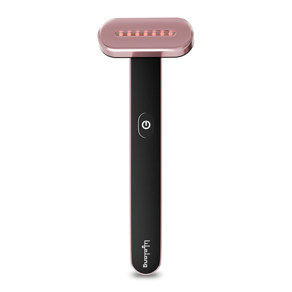 Lifelong Red Light Wrinkle Remover - EMS Microcurrent, LED Rejuvenation Therapy, Temperature Control - Anti-Aging Wrinkle Remover Device for Firm Skin and Enhanced Serum Absorption
