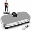 Lifelong Vibration Plate Exercise Machine with Remote & Resistance Bands |Home & Gym Full Body Massager Machine for Pain Relief, Tone Muscles & Weight Loss| 9Programs, 120Speeds, 20Timers, Bluetooth