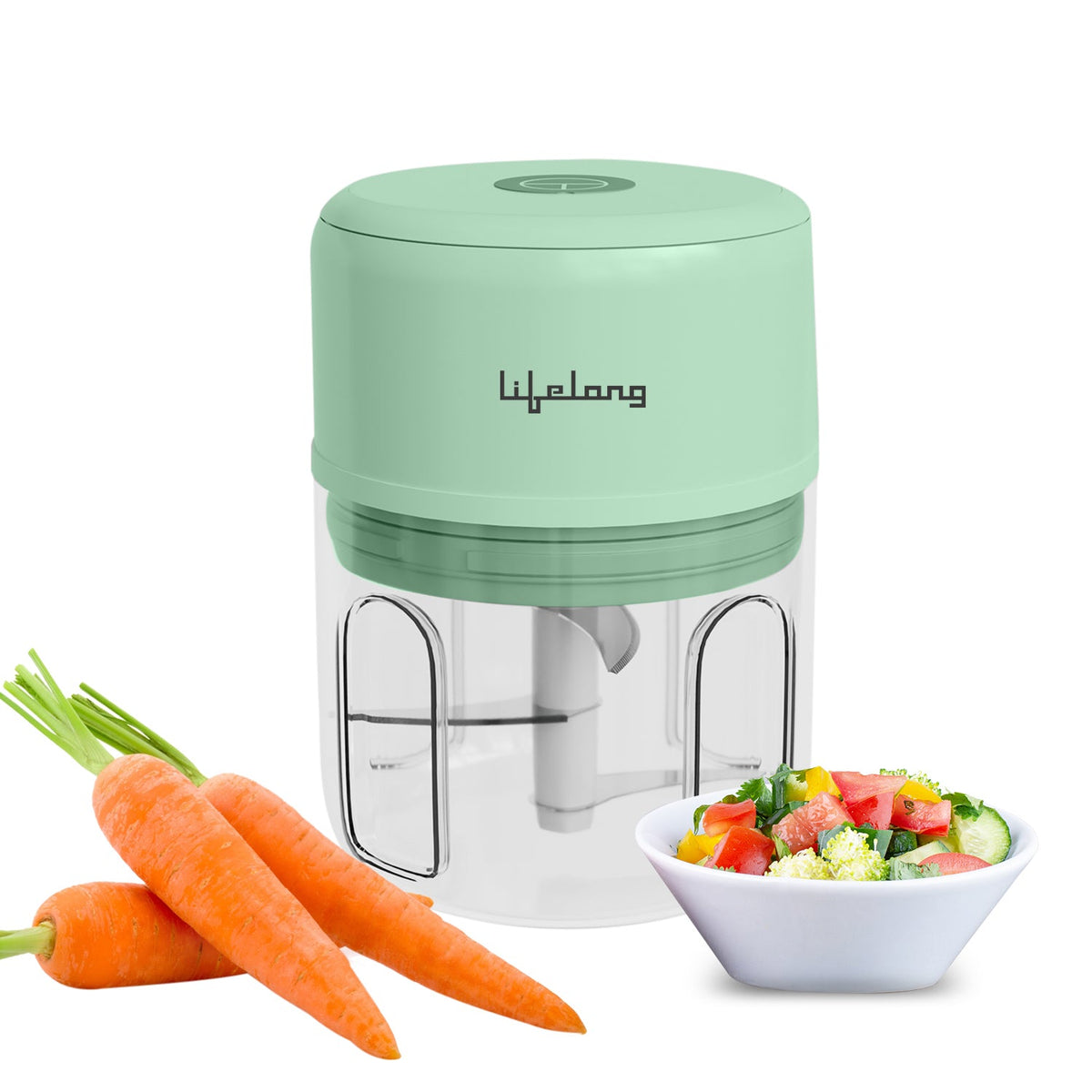 30W USB Rechargeable Wireless Electric Chopper