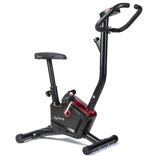 Fit Pro Stationary Exercise Belt Bike for Weight Loss at Home with Display and Resistance Control