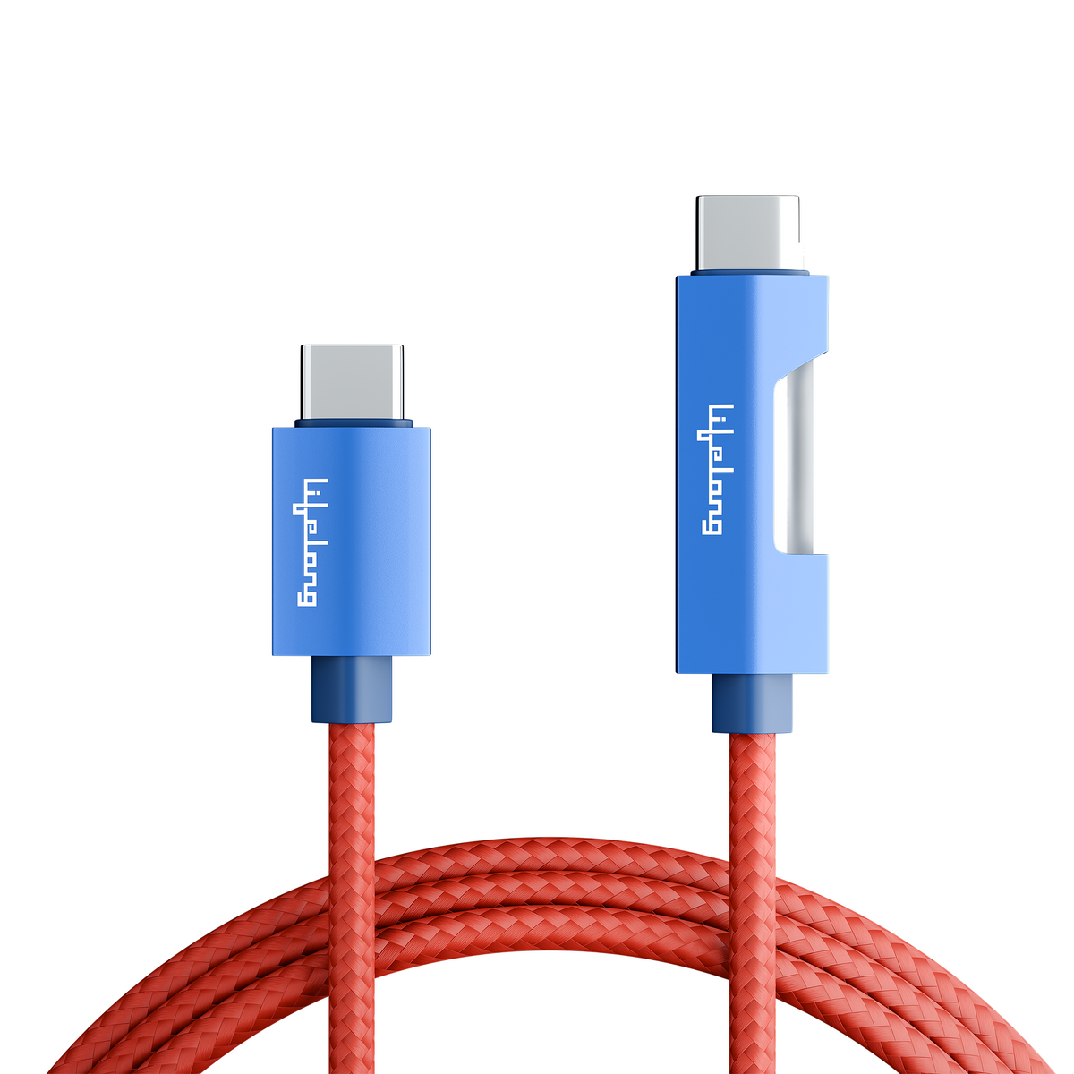 60W PD USB-C to USB-C Fast Charging Cable with RGB Light