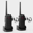 Lifelong Rechargeable Walkie Talkie for Adults & Kids | 2-in-1 Microphone & Earphone | Adapter as well as Type-C Charging | 3 km | 16 Channels | For Events, Security, Camping, Hiking & Fun (Set of 2)