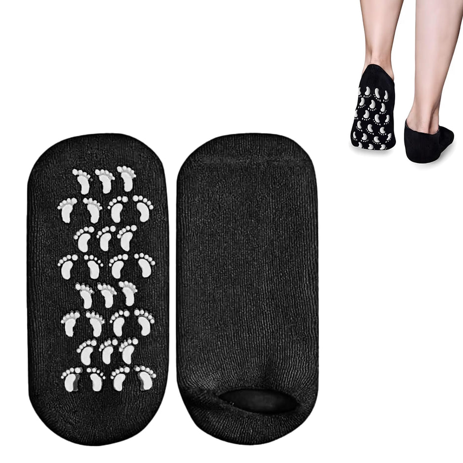 Lifelong Foot Spa Silicon Socks | Spa Socks for Women | Silicon Socks for Men & Women | Moisturizing Socks | Socks for Cracked Heels | Inner Gel Lining | Free Size