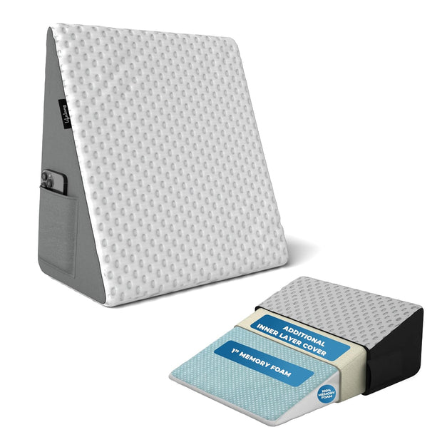 Lifelong Wedge Pro Pillow | Memory Foam for Neck Pain & Shoulder Pain