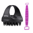 Lifelong Silicone Scalp Massager Shampoo Brush With Body Scrubber|Soft Silicone Hair Scrubber,Scalp Brush For Hair Growth & Dandruff Treatment|Wet Dry Hair Massager For All Hair Types