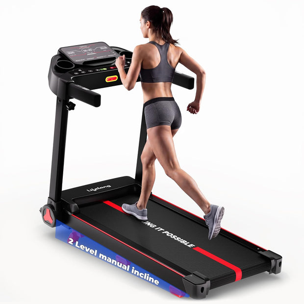 4.5HP Motorized Treadmill with Foldable Handle