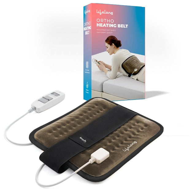 Lifelong Electric Heating Belt for Pain Relief | Heating Pad for Back & Shoulder